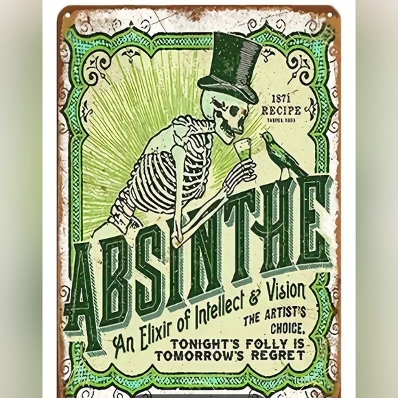 Liquor Aluminum Decorative Sign - Picture 1 of 4